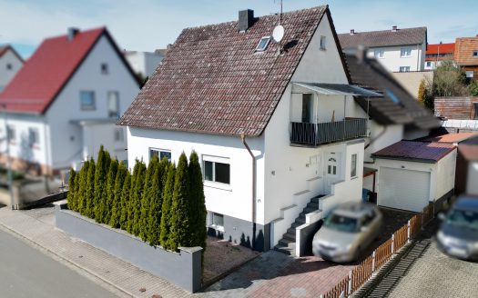Haus von der Straßenansicht