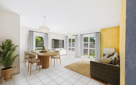 Etagenwohnung Wohnzimmer EINRICHTUNGSBEISPIEL